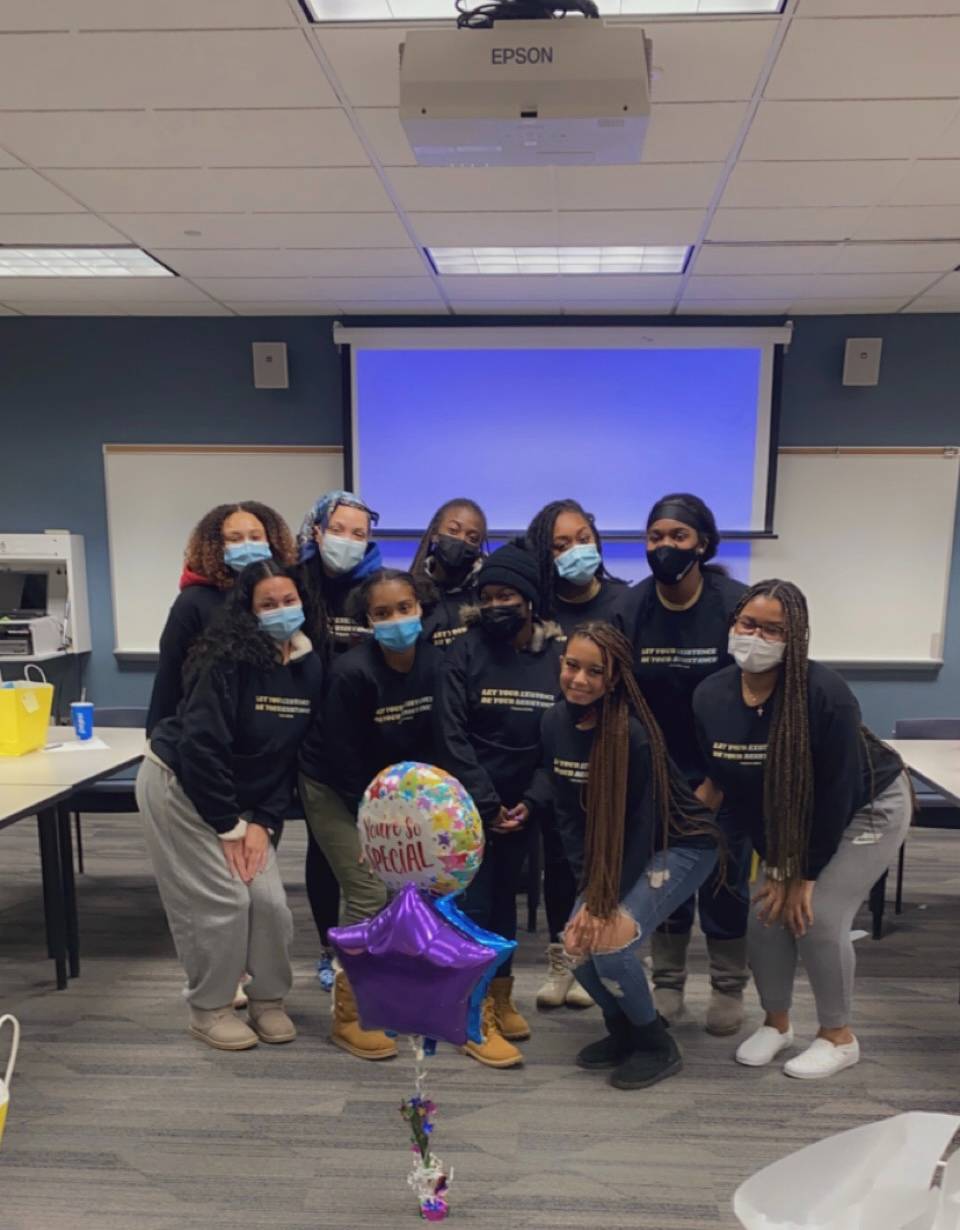 NIARA students at the end of the semester celebration during COVID